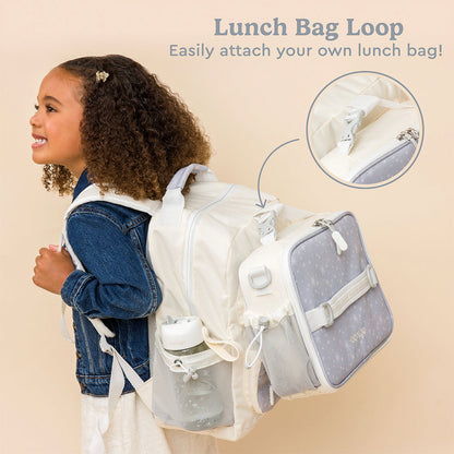 Bentgo®️ Kids Backpack - Whimsy & Wonder - Starry Sprinkle | The Kids Backpack Has A Lunch Bag Loop To Easily Attach Your Own Lunch Bag